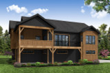 Contemporary House Plan - Riverhurst 68455 - Rear Exterior
