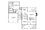 Southern House Plan - Bellhaven  64729 - 1st Floor Plan