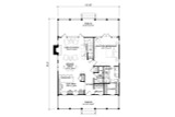 Cottage House Plan - Bluebell Cottage  73302 - 1st Floor Plan