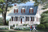 Cottage House Plan - Bluebell Cottage  73302 - Front Exterior