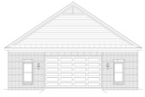 Traditional House Plan - Brickfield Garage 91128 - Front Exterior