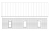 Traditional House Plan - Brickfield Garage 91128 - Right Exterior