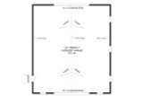 Traditional House Plan - Brickfield Garage 91128 - 1st Floor Plan