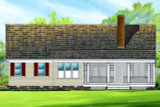 Country House Plan - Glendale 18136 - Rear Exterior