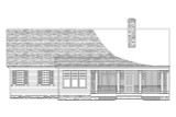 Secondary Image - Country House Plan - Glendale 18136 - Rear Exterior