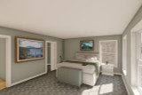 Colonial House Plan - Laurel Oak 25309 - Master Bedroom