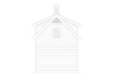 Traditional House Plan - Blue Hills ADU 2.1 11189 - Rear Exterior