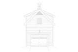 Traditional House Plan - Blue Hills ADU 2.1 11189 - Front Exterior