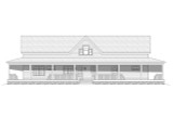 Secondary Image - Country House Plan - Cedar Grove 81487 - Rear Exterior
