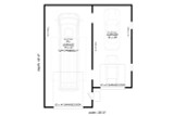 Traditional House Plan - Fournier 47546 - 1st Floor Plan