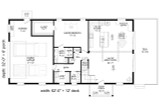 Craftsman House Plan - Navajo Peak 2 19040 - 1st Floor Plan