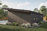 Modern House Plan - Regis Flats 96667 - Right Exterior