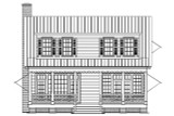 Southern House Plan - Key Largo 44813 - Rear Exterior