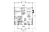 Southern House Plan - Key Largo 44813 - 1st Floor Plan