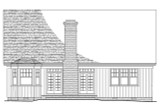 European House Plan - Mayfaire 91882 - Rear Exterior