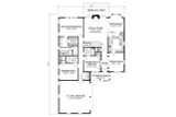 European House Plan - Mayfaire 91882 - 1st Floor Plan
