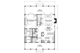 Cottage House Plan - Raspberry Cottage 41654 - 1st Floor Plan