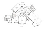 Southwest House Plan - Turquoise Trail 96482 - 1st Floor Plan