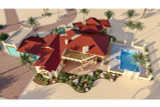 Southwest House Plan - Turquoise Trail - Rear Exterior - 