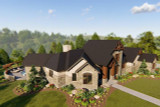 Craftsman House Plan - Nacogdoches 89179 - Left Exterior