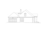 French Country House Plan - 64796 - Left Exterior