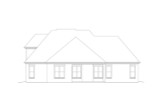 French Country House Plan - 61329 - Rear Exterior