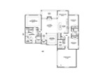 French Country House Plan - 61329 - 1st Floor Plan