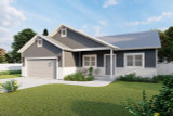 Traditional House Plan - Bastian  75940 - Exterior