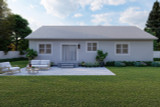 Traditional House Plan - Bastian  75940 - Rear Exterior