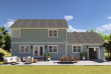 Traditional House Plan - Bronson  24416 - Rear Exterior
