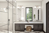 Mountain Rustic House Plan - Skyline View 54805 - Master Bathroom