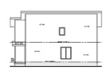 Contemporary House Plan - McAdoo Springs Duplex 96632 - Right Exterior