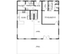Mountain Rustic House Plan - Lincoln Ridge 91562 - 1st Floor Plan