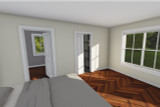 Mountain Rustic House Plan - Lincoln Ridge 91562 - Master Bedroom