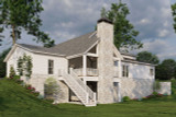 Farmhouse House Plan - Summer Farms  77248 - Rear Exterior