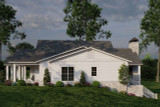 Farmhouse House Plan - Summer Farms  77248 - Right Exterior