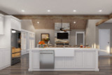 Farmhouse House Plan - Summer Farms  77248 - Kitchen