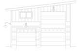 Contemporary House Plan - Springhaven Garage 43645 - Front Exterior