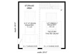 Contemporary House Plan - Springhaven Garage 43645 - 1st Floor Plan