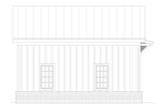 Farmhouse House Plan - Autumn Maple Garage 78358 - Left Exterior