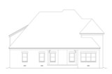 Traditional House Plan - 41528 - Rear Exterior