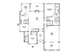 Traditional House Plan - 41528 - 1st Floor Plan