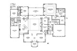 Traditional House Plan - 21573 - 1st Floor Plan