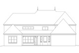 French Country House Plan - 10990 - Rear Exterior