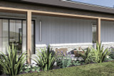 Modern Style House Plan - Center Hill 85247 - Rear Exterior Patio - 
