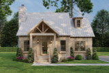 Craftsman House Plan - Aspen Falls Retreat 33077 - Front Exterior