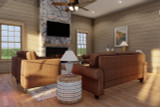 Craftsman House Plan - Aspen Falls Retreat 33077 - Great Room
