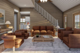 Craftsman House Plan - Aspen Falls Retreat 33077 - Great Room