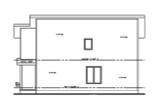 Modern House Plan - McAdoo Springs Triplex  63501 - Right Exterior