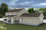 Traditional House Plan - Eden Crest 30706 - Left Exterior